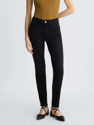 Liu Jo Black Skinny Jeans With Rhinestones LIUJO