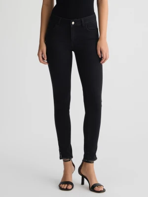 Liu Jo Black Skinny Jeans With Slit LIUJO