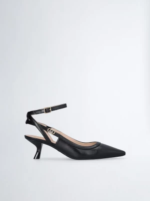 Liu Jo Black Slingbacks With Low Heel LIUJO