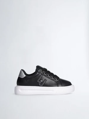 Liu Jo Black Sneakers With Logo Patch LIUJO