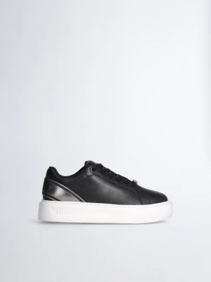 Liu Jo Black Sneakers With Maxi Logo LIUJO