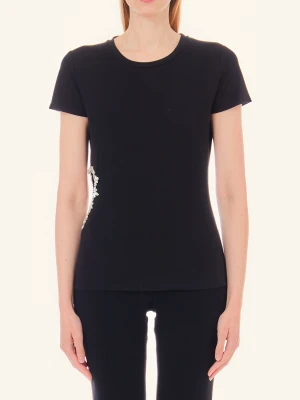 Liu Jo Black T-shirt With Cut-out LIUJO