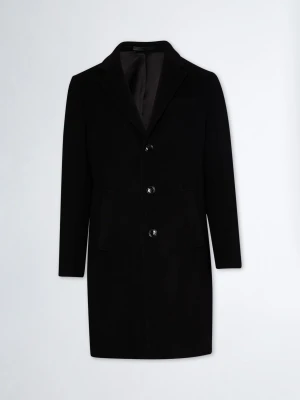 Liu Jo Black Wool Coat LIUJO