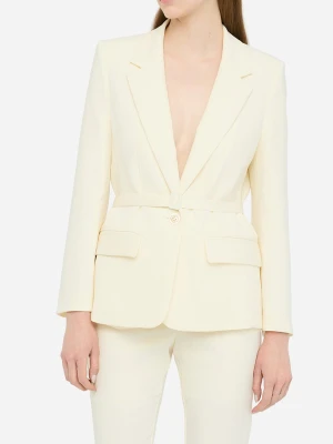 Liu Jo Blazer With Belt Ivory