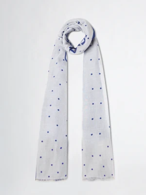 Liu Jo Blue Color-block Stole LIUJO