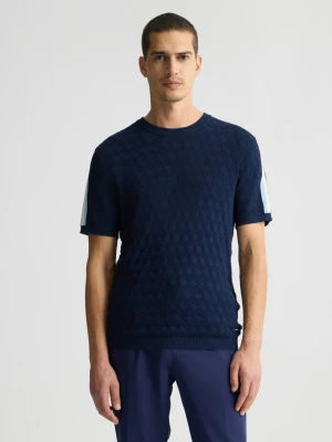 Liu Jo Blue Jacquard T-shirt LIUJO