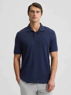 Zdjęcie produktu Liu Jo Blue Pique Polo Shirt LIUJO