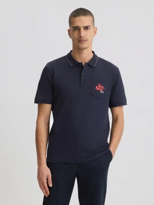 Liu Jo Blue Polo Shirt With Pocket LIUJO