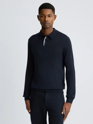 Liu Jo Blue Wool-blend Polo Shirt LIUJO