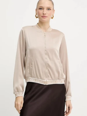 Liu Jo bluza damska kolor beżowy gładka TF5191.T004A