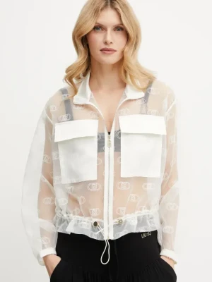 Liu Jo bluza damska kolor beżowy wzorzysta TA5132 T3377