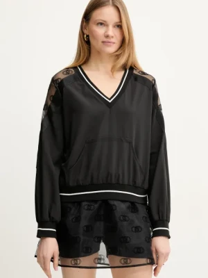 Liu Jo bluza damska kolor czarny gładka TA5201 TS922
