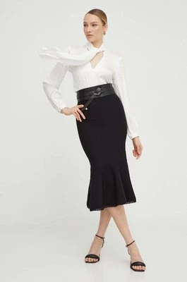 Liu Jo bluzka damska kolor beżowy gładka