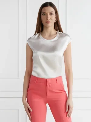 Liu Jo Bluzka | Regular Fit | z dodatkiem jedwabiu