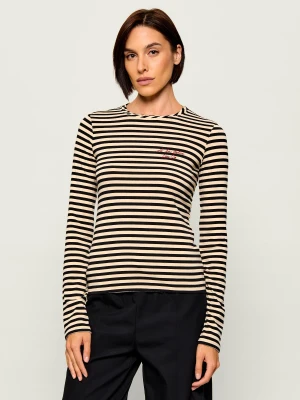 Liu Jo Bluzka | Slim Fit beżowy
