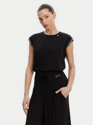 Liu Jo Bluzka WA5158 J5003 Czarny Regular Fit