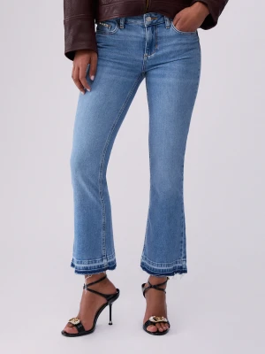 Liu Jo Bootcut Jeans With Unfinished Hems