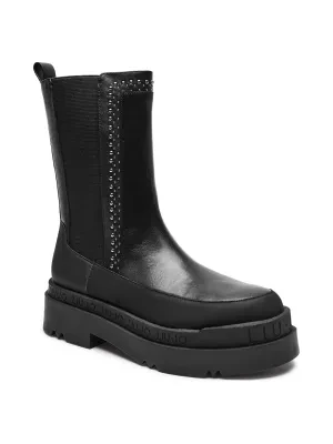 Liu Jo Botki LOVE 54 | z dodatkiem skóry