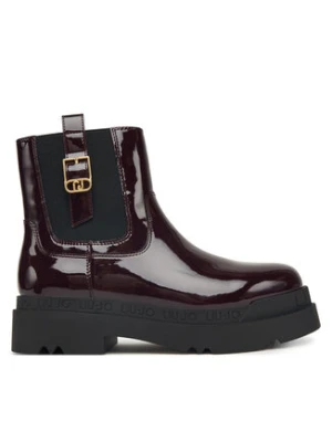 Liu Jo Botki Love 63 SF5067 EX004 Bordowy