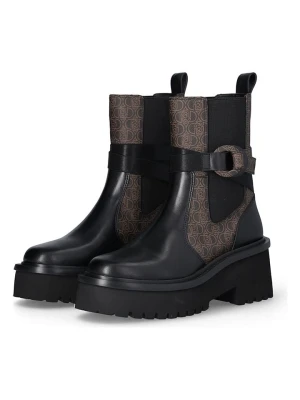 Liu Jo Botki w kolorze czarno-jasnobrązowym rozmiar: 39