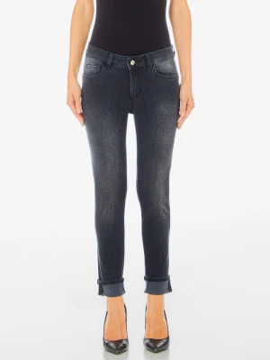 Liu Jo Bottom Up Skinny Jeans With Gemstones LIUJO