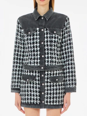 Liu Jo Bouclé And Denim Jacket LIUJO