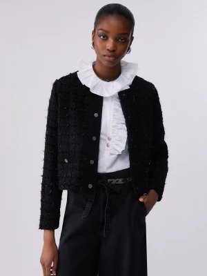 Liu Jo Bouclé Jacket czarny