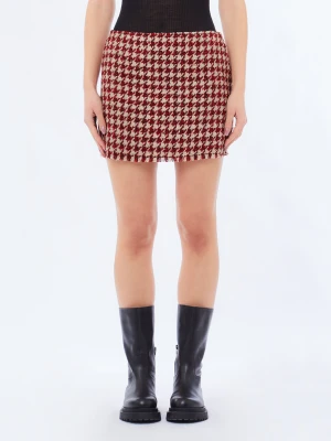 Liu Jo Bouclé Miniskirt czerwony