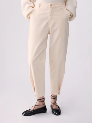 Liu Jo Trousers Boyfriend In Velvet Angora
