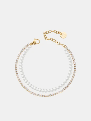 Liu Jo Bracelet With Beads And Diamantés LIUJO