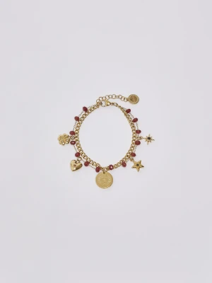 Liu Jo Bracelet With Charm czerwony