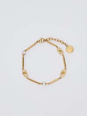 Liu Jo Bracelet With Geometric Details złoty
