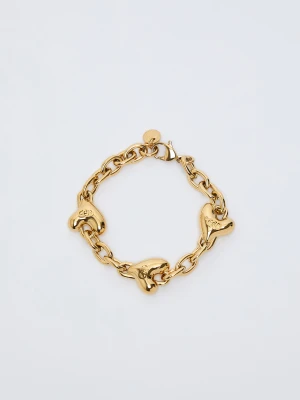 Liu Jo Bracelet With Links A Heart złoty