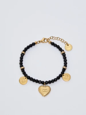 Liu Jo Bracelet With Pearls And Charms czarny