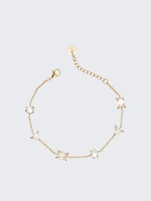 Liu Jo Bracelet With Rhinestones złoty