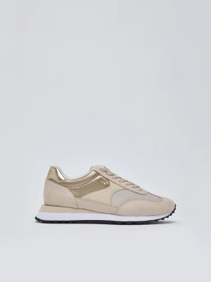 Liu Jo Brighty Mesh Sneakers beżowy