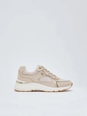 Liu Jo Brighty Mesh Sneakers beżowy