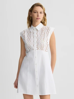 Liu Jo Broderie Anglaise Shirt Dress LIUJO