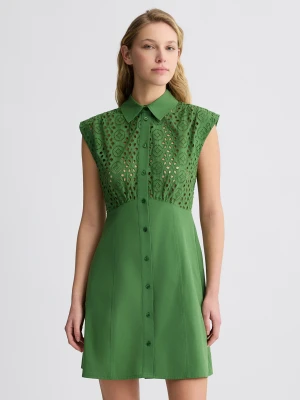 Liu Jo Broderie Anglaise Shirt Dress LIUJO