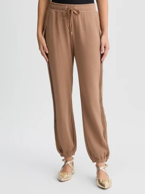 Liu Jo Brown Fleece Jogging Bottoms LIUJO