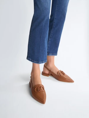 Liu Jo Brown Slingback Ballet Flats LIUJO