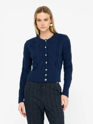 Liu Jo Cable Knit Wool Cardigan LIUJO