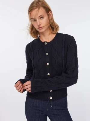 Liu Jo Cable Knit Wool Cardigan LIUJO