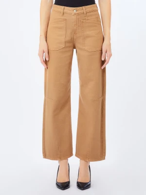 Liu Jo Carrot-fit High-rise Trousers Cumin