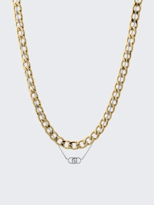 Liu Jo Chain Link Necklace With Logo LIUJO