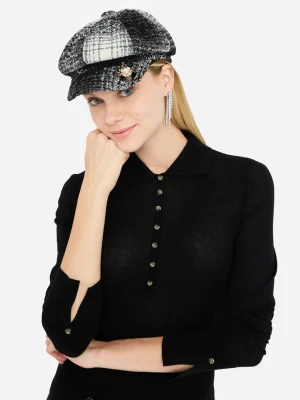 Liu Jo Check Hat With Brooch LIUJO