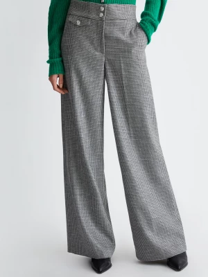 Liu Jo Check Palazzo Trousers LIUJO