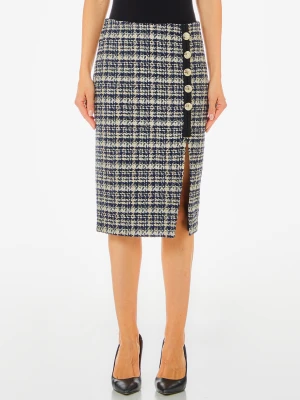 Liu Jo Chequered Bouclé Skirt LIUJO