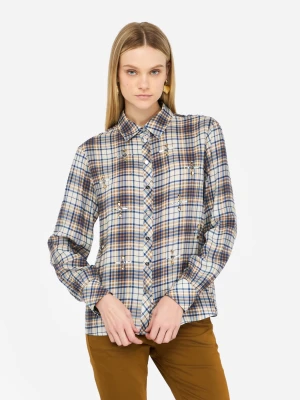 Liu Jo Chequered Shirt With Rhinestones LIUJO