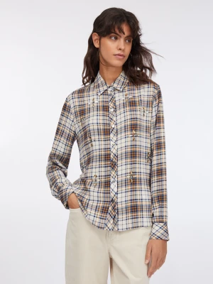 Liu Jo Chequered Shirt With Rhinestones LIUJO